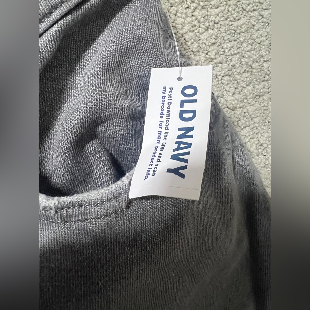 Old Navy Gray High Rise Distressed O.G. Loose Jeans - Picture 6 of 10